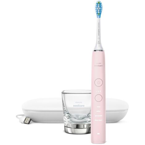Brosse à dents électrique Philips DiamondClean 9000 HX9911/29 pour adultes, sonique, rose (1/5)