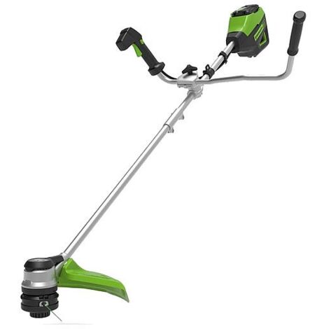 Greenworks – Coupe-bordures sans fil 60V – Moteur sans balais – Largeur de coupe 40 cm – Pour terrains accidentés – Interrupteur de sécurité (1/10)