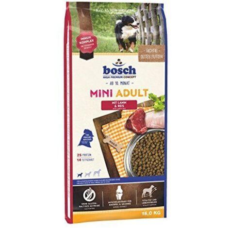 Bosch Mini Adult Agneau et Riz 15 kg Nourriture Chien (1/2)