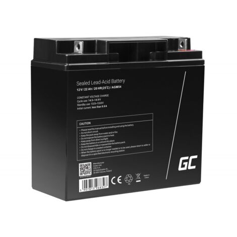 Batterie de véhicule Green Cell AGM54 AGM (Absorbed Glass Mat) 22 Ah 12 V (1/5)