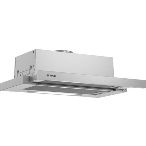 Bosch – Hotte tiroir semi-encastrable 360 m³/h – Extraction canalisée – Largeur 60 cm – Puissance 140 W – Niveau sonore 68 dB (1/6)