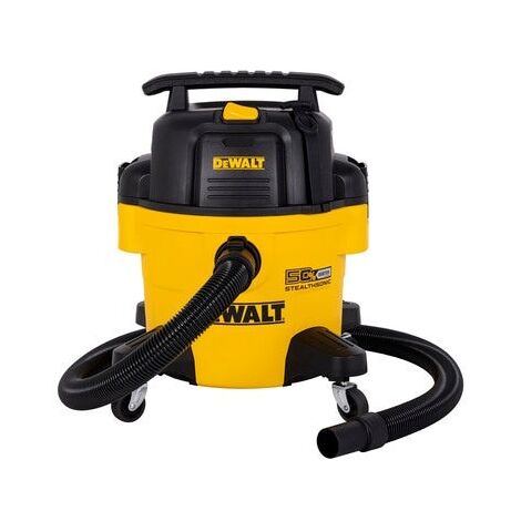 Dewalt – Aspirateur eau et poussière 23L silencieux – 800W – Dépression 19 kPa – Pour nettoyage sec et humide – Compact et facile à transporter (1/6)