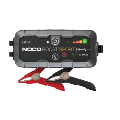Démarreur de secours 500 A – Technologie lithium-ion – Courant de sortie USB 2,1 A – Dimensions 80,3x43,4x196 mm – Noco (1/5)