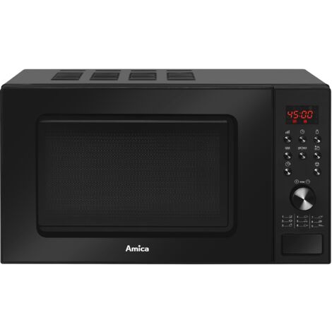 Micro-ondes de comptoir Amica AMGF20E1GB avec grill, 20 L, 700 W, noir (1/2)