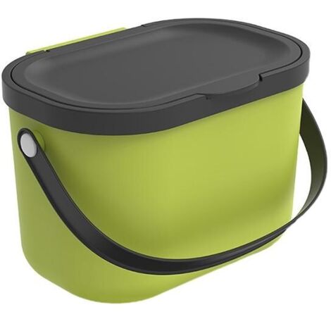 Poubelle bio Rotho ALBULA 3,2 L Citron vert (1/5)