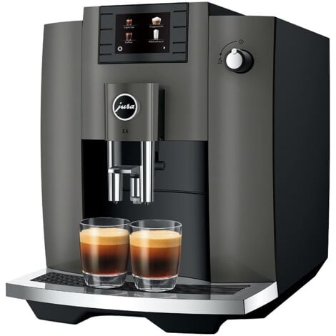 Machine à café Jura E6 Dark Inox (EC)