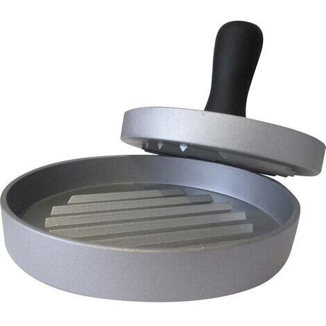 Presse à hamburger Tepro 8564 en fonte d'aluminium argenté (1/4)
