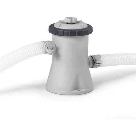 Intex – Pompe pour piscine 1250 L/h 28602GS – Débit max 330 gal/h – Double isolation – Soupape d'évacuation d'air