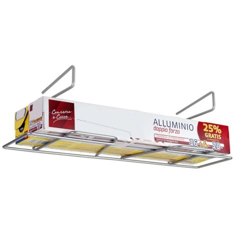 Porte-capsule Metaltex 33x12x9 cm Argent (1/5)