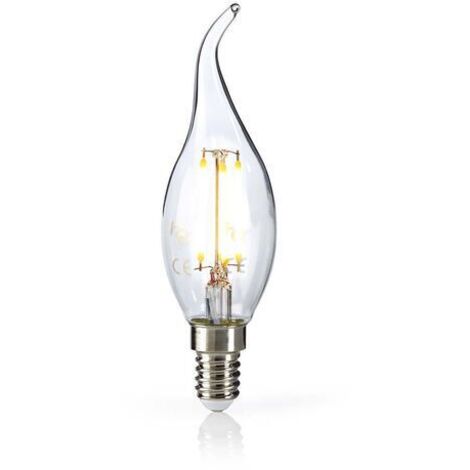 Ampoule à filament LED rétro Nedis LEDBFE14CANFT2 E14 avec embout incurvé 4,8 W 470 Lm (1/5)