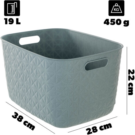 CURVER Softex Wasmand, 56 l, elegant design, licht, stapelbaar en
