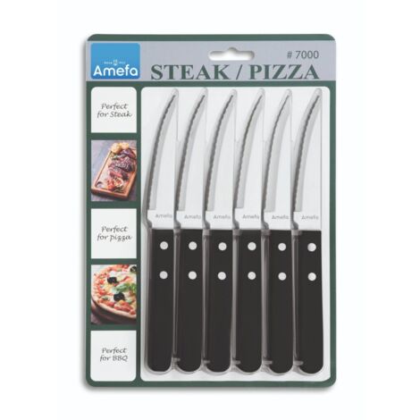 Amefa Pizza/Steak Messenseset 6-delig Noir