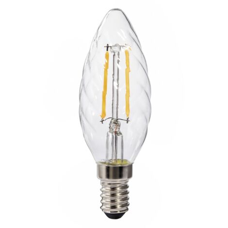 Xavax LED Filament E14 250lm Remplace Ampoule Bougie 25W Blanc Chaud (1/3)