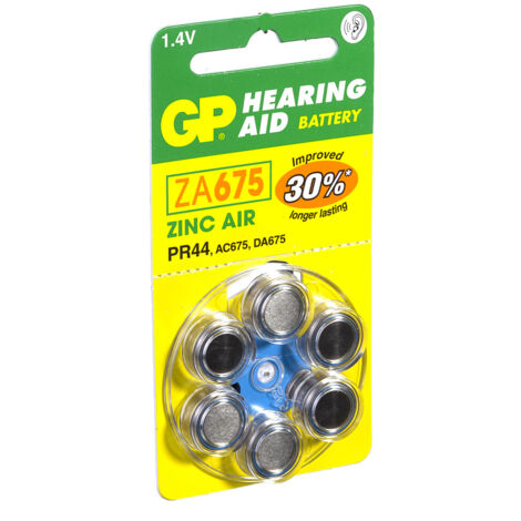 GP 3125000675 Za675 Aide auditive. Batterie A6 Bl