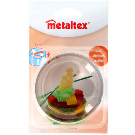 Plaque de cuisson Metaltex RVS 8x4,5 cm (1/2)