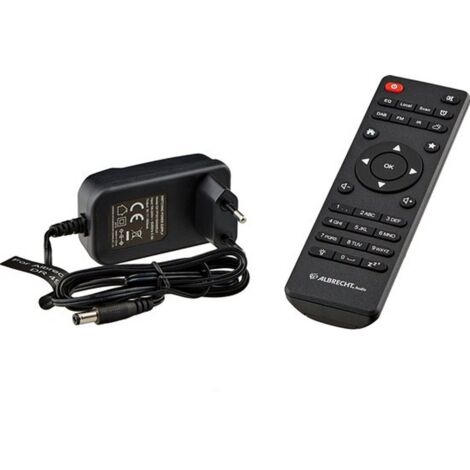 Radio hybride Albrecht DR 490 DAB+ Noir