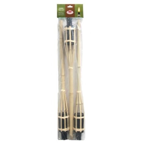 Esschert Design Bambou Fakkels 62,5 cm 3 pièces (1/4)