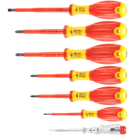 Jeu de tournevis 7 pièces Connex COX334207 1 kV/2 c (1/2)