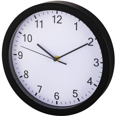Hama Wandklok Pure Ø 25 Cm Geluidsarm Noir (1/5)