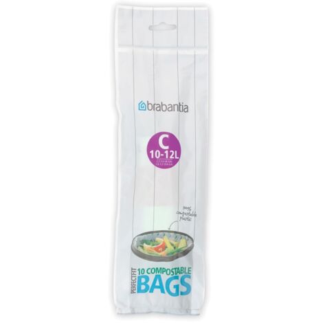 Sac poubelle Brabantia PerfectFit Code C 10-12L 10 pièces (1/3)