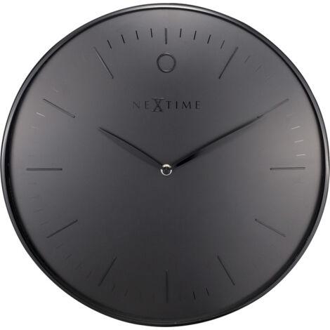 Horloge Murale Glamour Ø40 Métal Noir NeXtime NE-3235ZW (1/4)