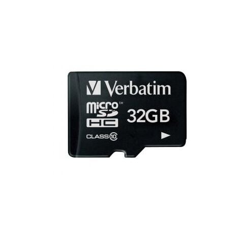 Carte MicroSDHC Verbatim Vb-tfhc10-32g 32 Go Classe 10