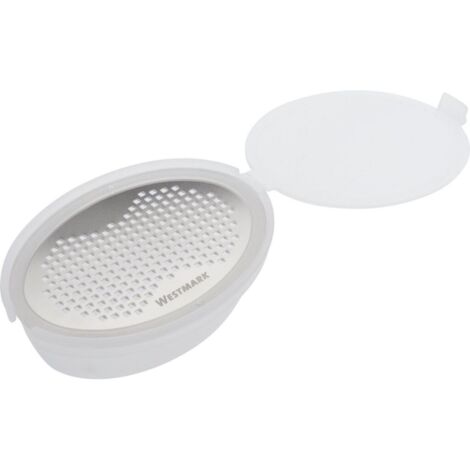 Râpe à noix de muscade Westmark avec bol en acier inoxydable/blanc