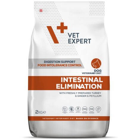 VET EXPERT Alimentation Vétérinaire Élimination Intestinale Chien – croquettes – 2 kg (1/4)