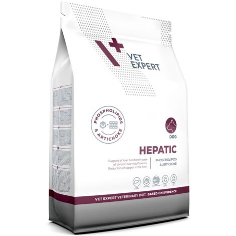 VET EXPERT Veterinary Diet Hépatique pour Chien - croquettes - 2 kg (1/4)