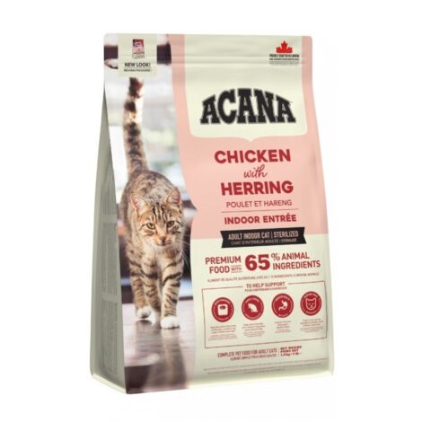 ACANA Indoor Entrée - torrfoder för katter - 1,8 kg ACANA Indoor Entrée - torrfoder för katter - 1,8 kg