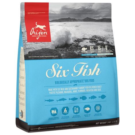 Orijen Six Fish Nourriture sèche pour chien adulte 2kg (1/2)