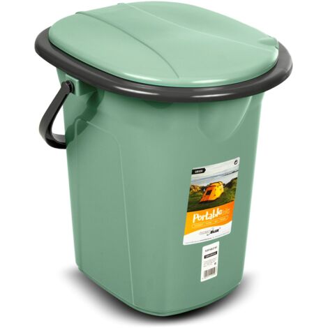 Toilettes touristiques GreenBlue GB320GG, 19 L, vert-gris (1/5)
