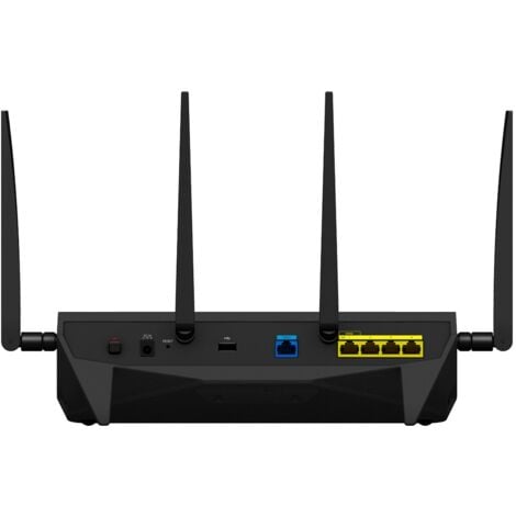 Synology RT2600AC routeur sans fil Gigabit Ethernet Bi-bande (2,4 GHz / 5 GHz) Noir
