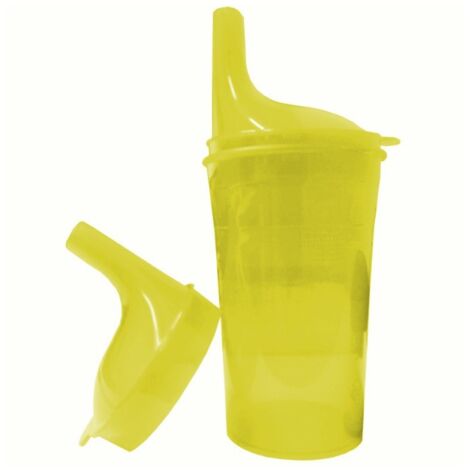 Gobelet sans danger pour manger et boire, jaune (1/2)