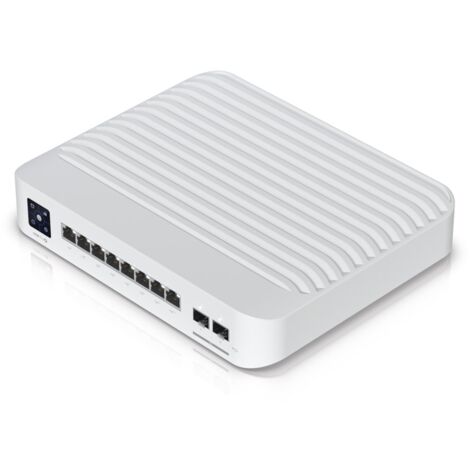 Switch réseau Ubiquiti UniFi USW-PRO-8-POE, administrable, Gigabit Ethernet L2/L3 (10/100/1000), alimentation par Ethernet (PoE), 1U, blanc (1/4)