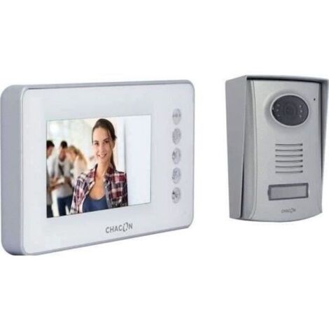 Interphone vidéo mains libres couleur 4.3 à 4 fils CHACON avec vision nocturne