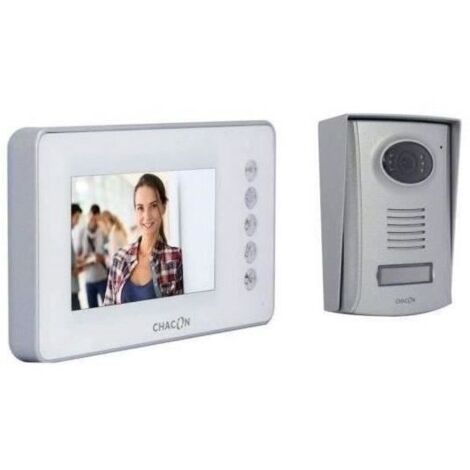Interphone vidéo mains libres couleur 4.3 à 4 fils CHACON avec vision nocturne