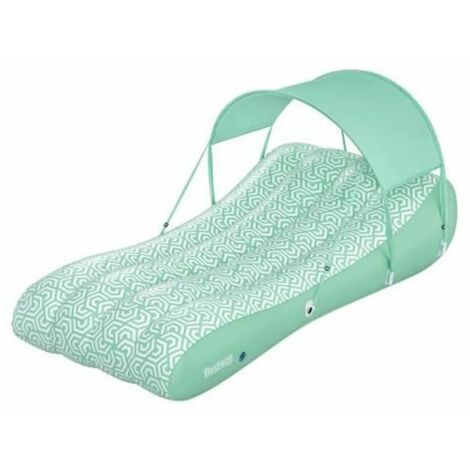 Hamac Flottant Porte-gobelets Matelas Gonflable Piscine Adulte Avec Dossier Et Porte-Gobelets - Hamac Flottant Confortable Pour Été Hamac Flottant Adulte