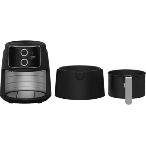 Friteuse multifonction sans huile BEKO FRL2242B - 1500 W - 3,9 L pour 0,8 kg de frites - Minuterie - Noir