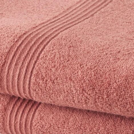 Lot de 2 Serviettes de Toilette Today 50x90 cm 100% Coton Dune