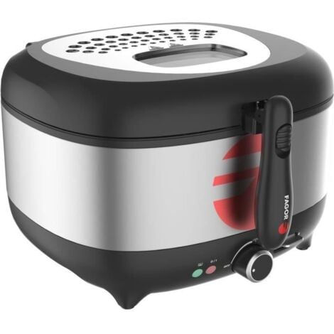 Friteuse électrique FAGOR - FG2310 - Capacité 3,5 L - Jusqu'à 190 °C - Filtre anti-odeurs - 1800 W