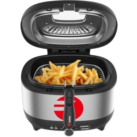 Friteuse électrique FAGOR - FG2310 - Capacité 3,5 L - Jusqu'à 190 °C - Filtre anti-odeurs - 1800 W