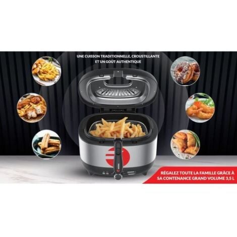 Friteuse électrique FAGOR - FG2310 - Capacité 3,5 L - Jusqu'à 190 °C - Filtre anti-odeurs - 1800 W