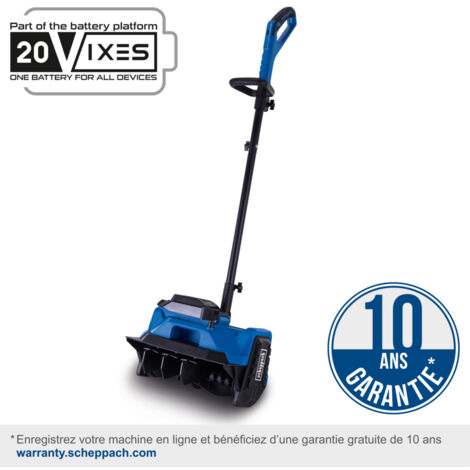 Fraise à Neige Sans Fil 21V - Pelle Électrique, Largeur 28 Cm, Jet Jusqu’à 8 M | Batterie Incluse, Poignée Réglable, Léger - 9