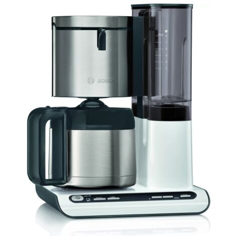 Bosch – Cafetière filtre TKA8A681 en acier inoxydable – Capacité 8 tasses – Système anti-goutte – Minuterie avec fonction mémoire (1/4)