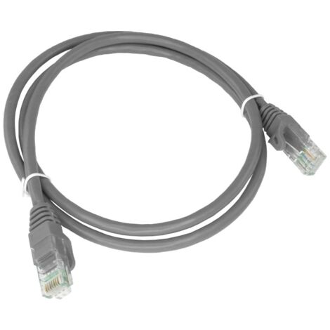 Câble réseau Alantec KKU5SZA0.25 gris 0,25 m Cat5e U/UTP (UTP) (1/2)