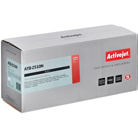 Toner Activejet ATB-2510N (pour Brother TN2510 Supreme 1200 forts noir) (1/2)