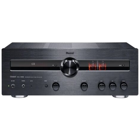 Amplificateur stéréo hybride 200W RMS – Bluetooth 5.0 aptX – Tubes ECC 81 pour son chaleureux – 5 entrées RCA – Magnat (1/5)