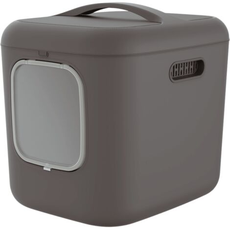 Bac à litière pour chat Rotho MyPet Biala XL 61,4 x 49,2 x 57,6 cm Anthracite (1/5)