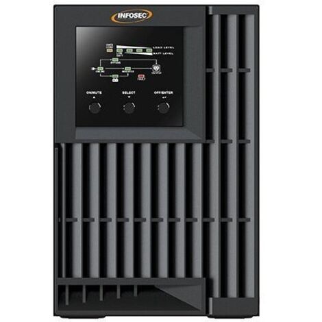Onduleur Infosec E4 Value 1000 (UPS) à double conversion (en ligne) 1 kVA 3 prises CA (1/3)